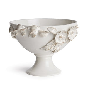 FIORI DECORATIVE FOOTED BOWL