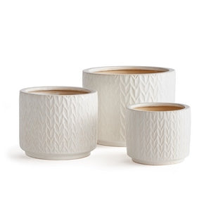 ANILA POTS, SET OF 3