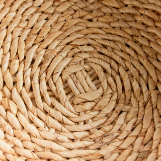 ABACA FRENCH BRAIDED BASKETS, SET OF 2