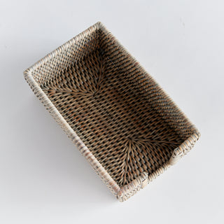 BURMA RATTAN RECTANGULAR GUEST NAPKIN HOLDER