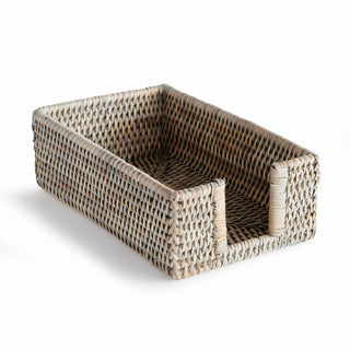 BURMA RATTAN RECTANGULAR GUEST NAPKIN HOLDER
