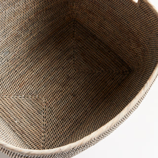 BURMA RATTAN FAMILY BASKETS, SET OF 3