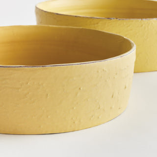 STUDIO DECORATIVE LOW BOWLS, SET OF 2