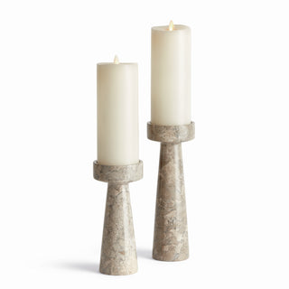 TERRENE CANDLE STANDS, SET OF 2