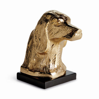 DISTINGUISHED DOG BUST SCULPTURE