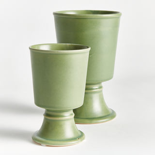 KELCY FOOTED CACHEPOTS, SET OF 2