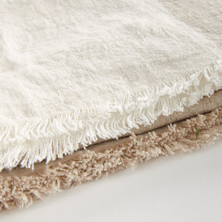 ANIKA EUROPEAN LINEN THROW