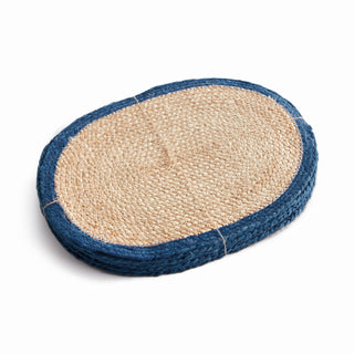 JUTE COIL OVAL PLACEMATS, SET OF 8