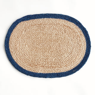 JUTE COIL OVAL PLACEMATS, SET OF 8
