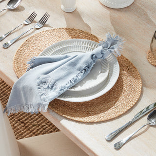 JUTE COIL OVAL PLACEMATS, SET OF 8