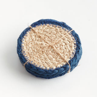 JUTE COASTERS, SET OF 4