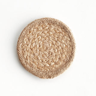JUTE COASTERS, SET OF 4