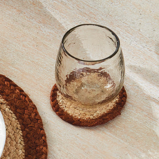 JUTE COASTERS, SET OF 4