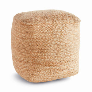 JUTE SQUARE POUF