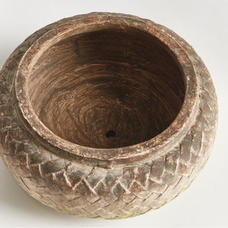 WEATHERED GARDEN LOW BOWL SMALL