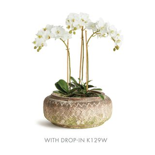 WEATHERED GARDEN LOW BOWL SMALL