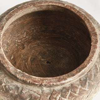 WEATHERED GARDEN LOW BOWL LARGE