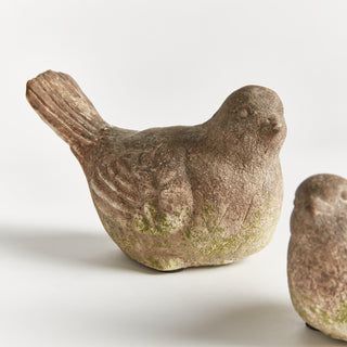 WEATHERED GARDEN BIRDS, SET OF 2
