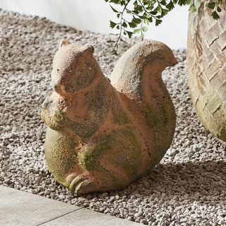 WEATHERED GARDEN SQUIRREL
