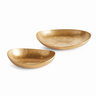 JANAE OVAL DECORATIVE BOWLS, SET OF 2