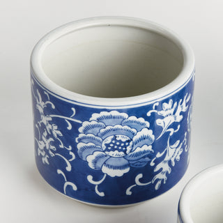 BARCLAY BUTERA DYNASTY CYLINDER POTS, SET OF 3