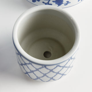 BARCLAY BUTERA DYNASTY CYLINDER POTS, SET OF 3