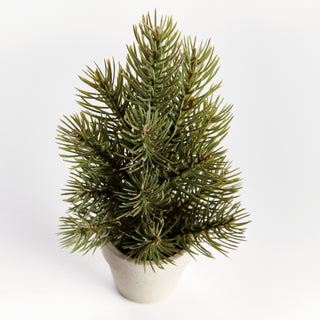 MINI PINE TREE POTTED DROP-IN 9"