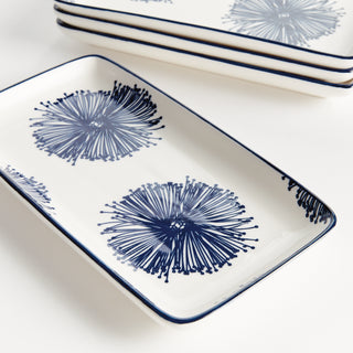 STRIA STARBURST 8" TRAYS, SET OF 4