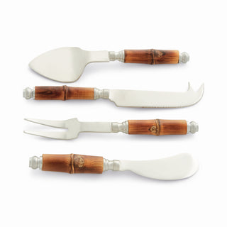 BARCLAY BUTERA KEYSTONE CHEESE KNIVES, SET OF 4