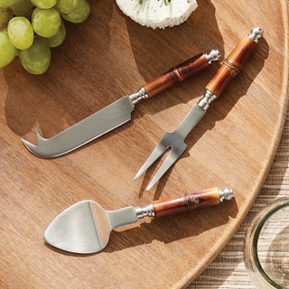 BARCLAY BUTERA KEYSTONE CHEESE KNIVES, SET OF 4