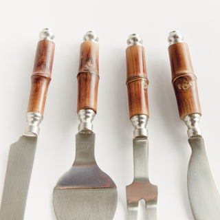BARCLAY BUTERA KEYSTONE CHEESE KNIVES, SET OF 4