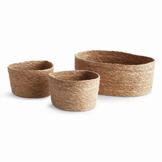 SEAGRASS STORAGE BASKETS, SET OF 3