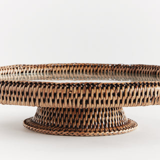 BURMA RATTAN SERVING STAND