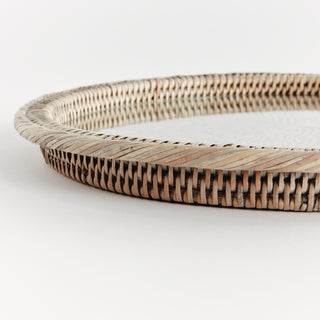 BURMA RATTAN SERVING PLATTER