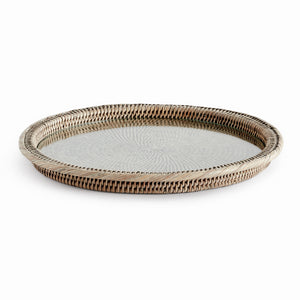 BURMA RATTAN SERVING PLATTER
