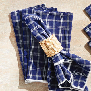 BARCLAY BUTERA OAKWOOD COCKTAIL NAPKINS, SET OF 4