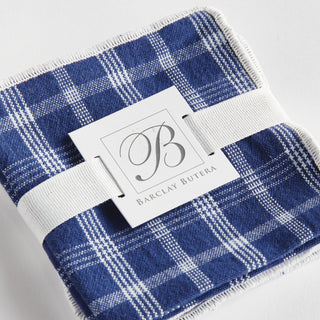 BARCLAY BUTERA OAKWOOD COCKTAIL NAPKINS, SET OF 4