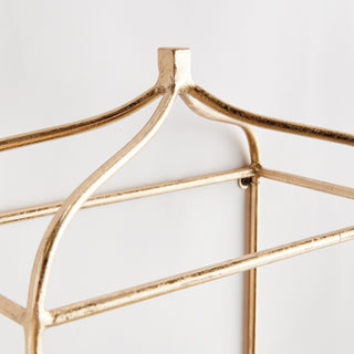 ABBEY MIRRORED WALL SHELVES, SET OF 2