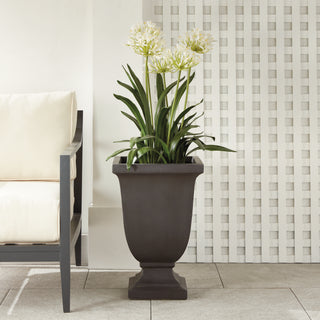FIBRECLAY BECKETT SQ FOOTED PLANTER SMALL