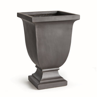 FIBRECLAY BECKETT SQ FOOTED PLANTER LARGE