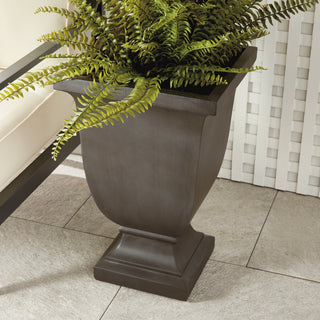 FIBRECLAY BECKETT SQ FOOTED PLANTER LARGE
