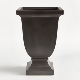 FIBRECLAY BECKETT SQ FOOTED PLANTER LARGE