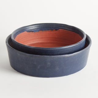 STUDIO DECORATIVE LOW BOWLS, SET OF 2