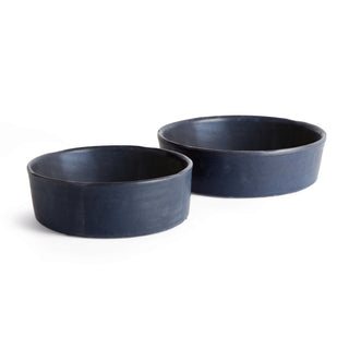 STUDIO DECORATIVE LOW BOWLS, SET OF 2