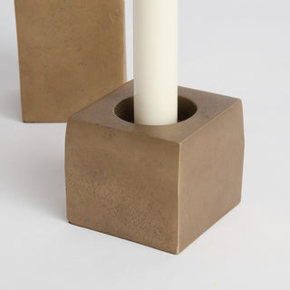 TRACE CANDLEHOLDERS, SET OF 2