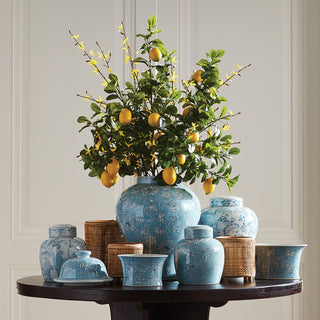 FAUX LEMON STEMS 31", SET OF 4