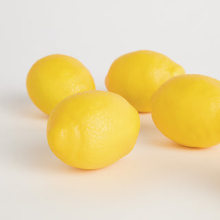 FAUX LEMONS 4", SET OF 6