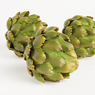 FAUX ARTICHOKES 5.5", SET OF 3