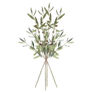 OLIVE STEMS WITH OLIVES 32", SET OF 4