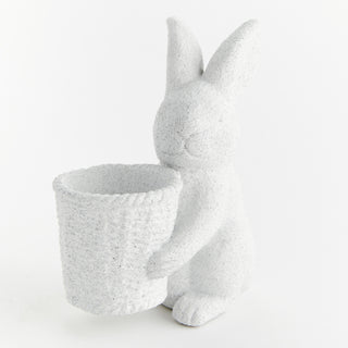 JANIE RABBIT WITH BASKET POT